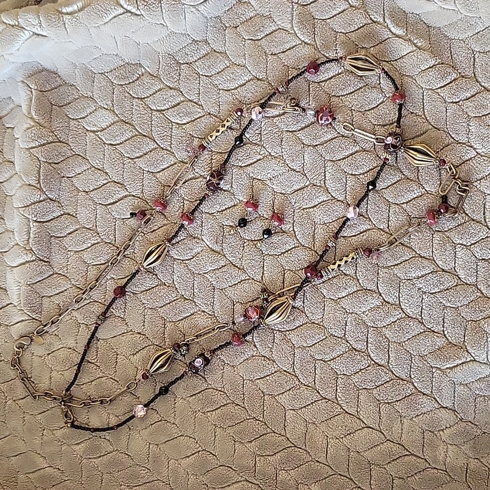 CHICO'S Necklace set w/ Matching drop Earrings..3 pc set!!